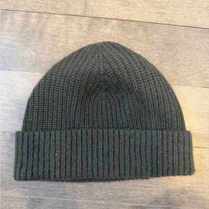 Quince 100% Cashmere Green Beanie